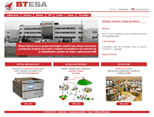 Tablet Screenshot of btesa.com